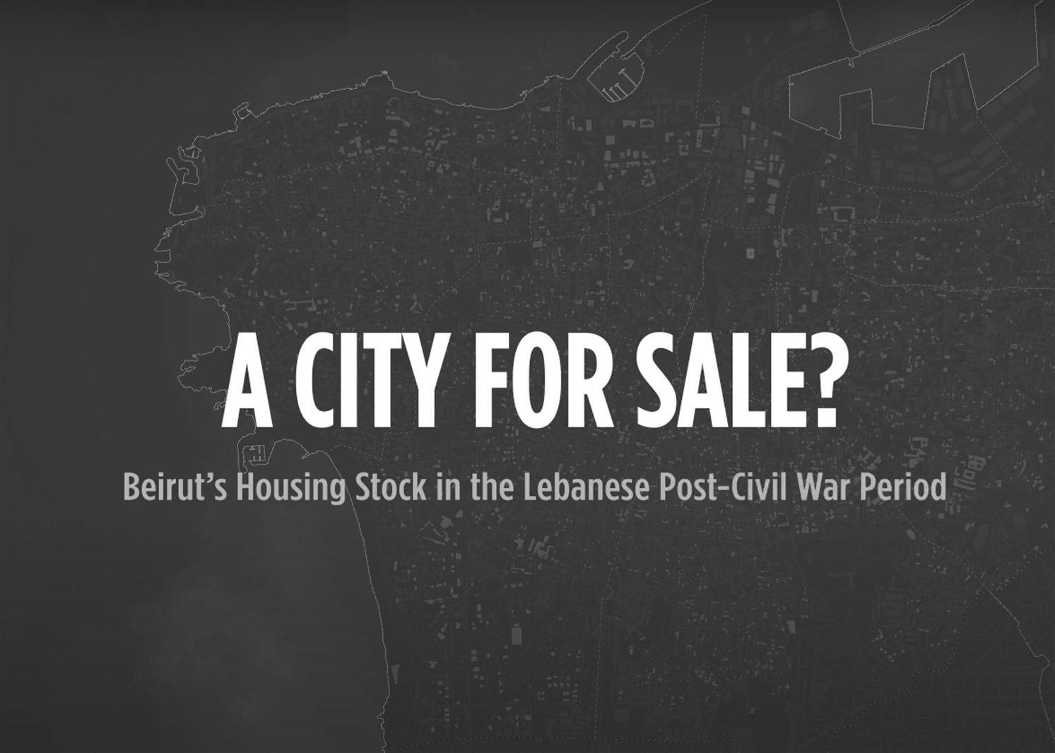 بيروت: مدينة للبيع؟" الفيديو التوضيحي"