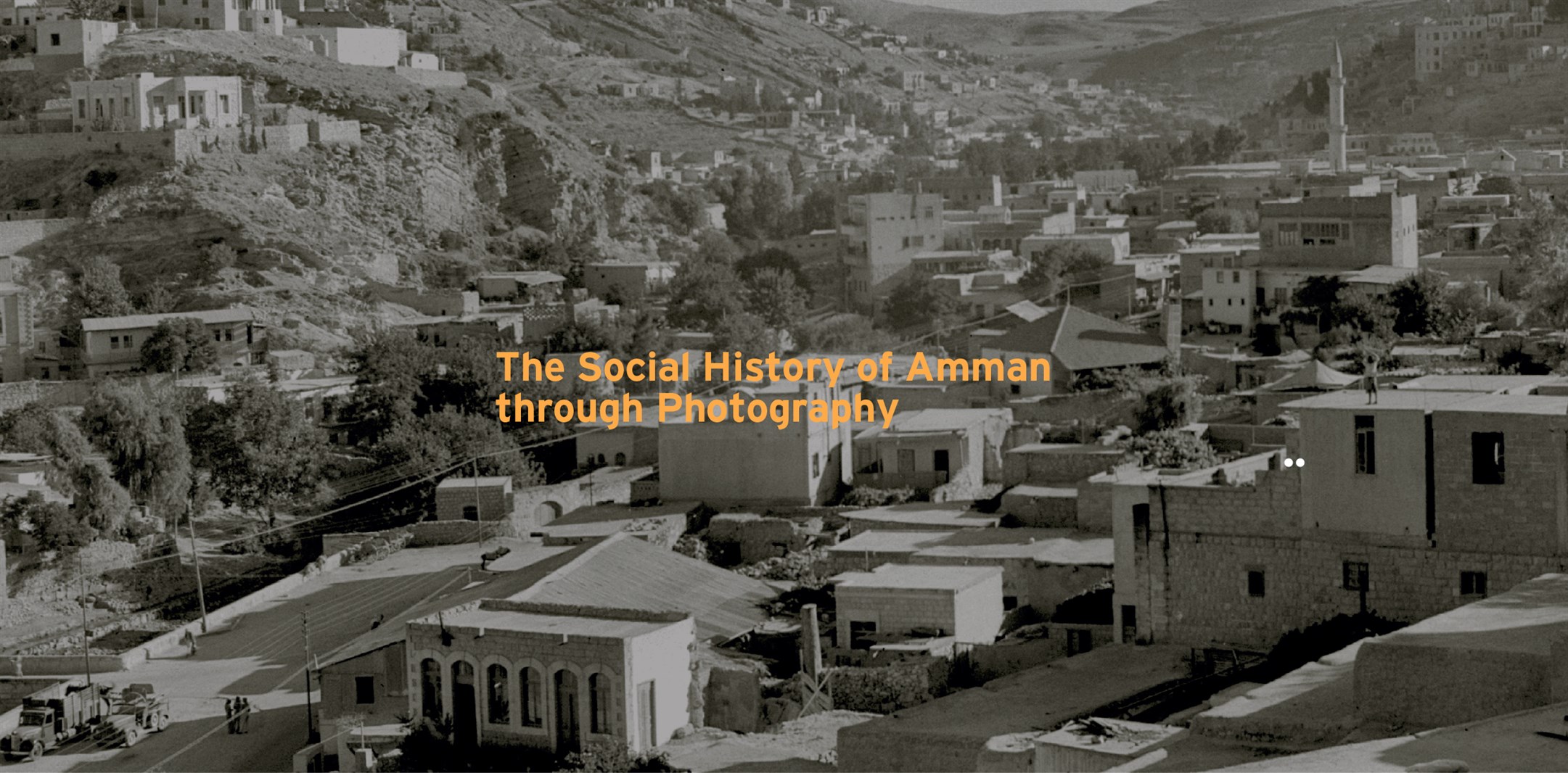 Book Talk – The Social History of Amman through Photography