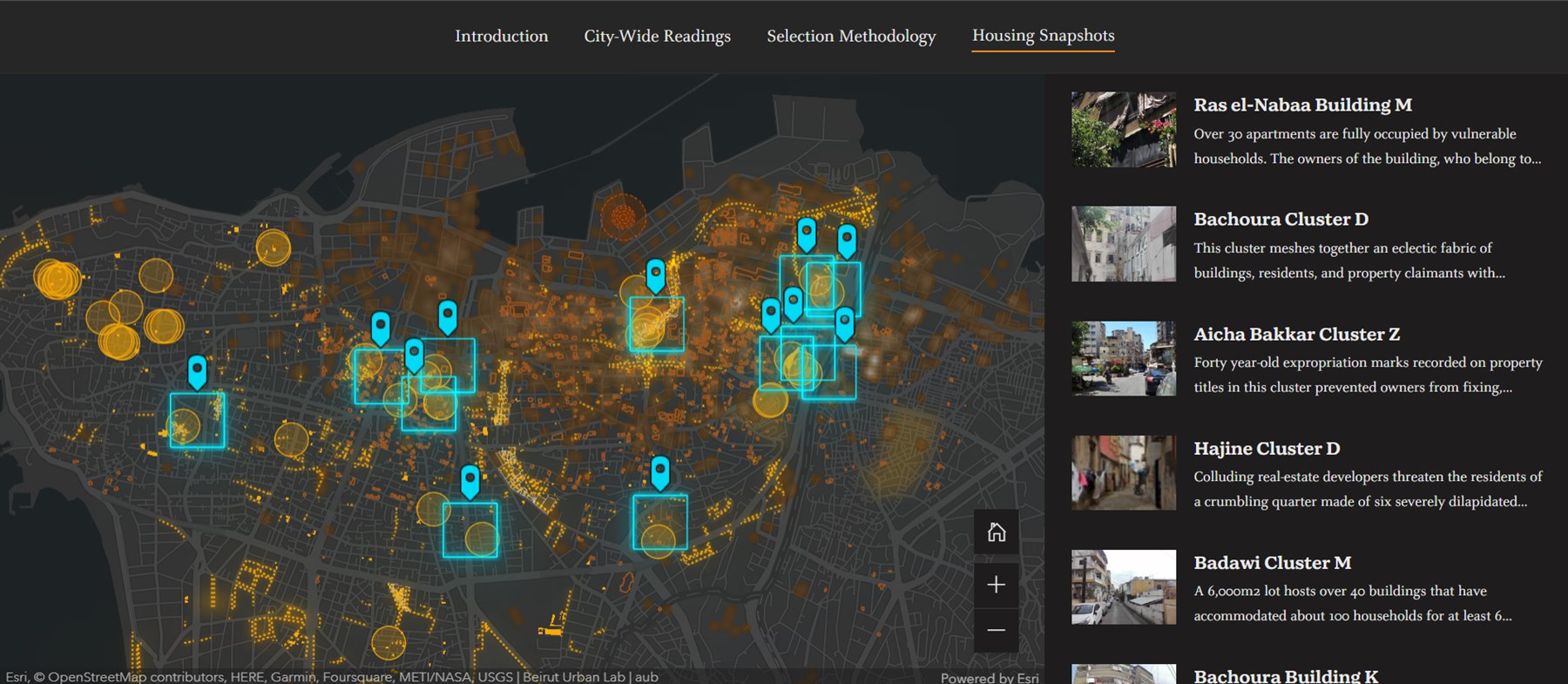 An analysis of housing snapshots allows for a deeper reading of city-wide patterns of precarity