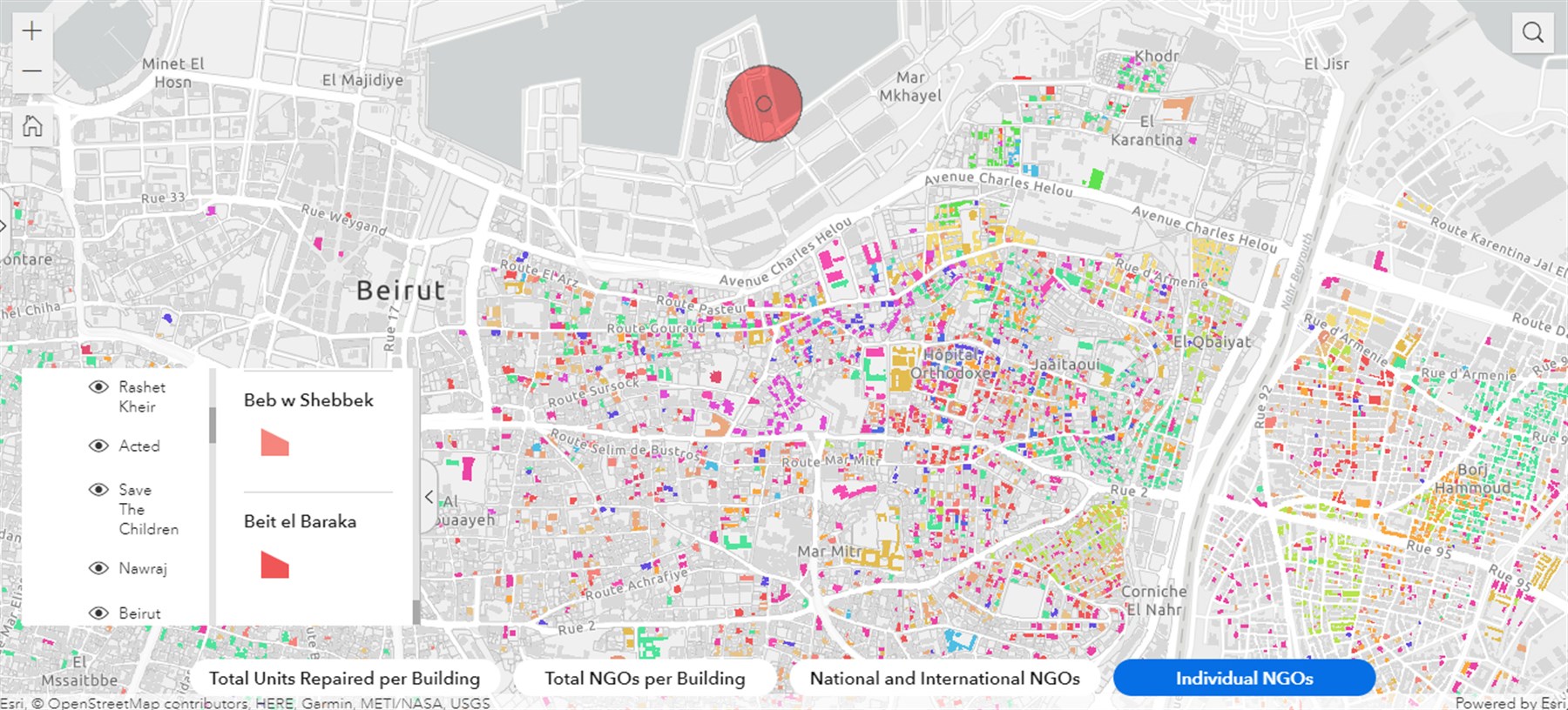 Mapping NGOs Repairs